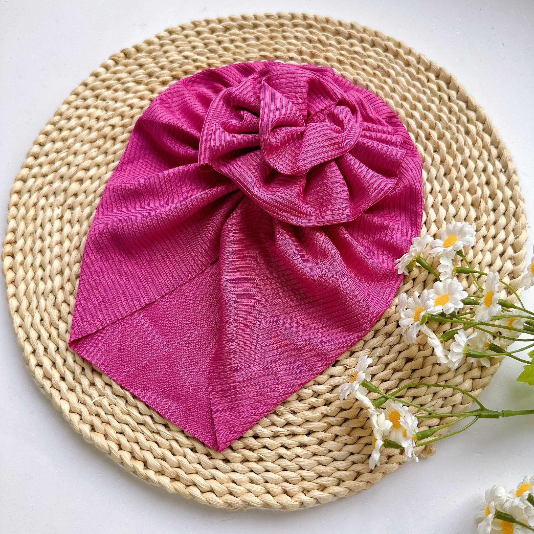 Big Flower Baby Headband Soft and Comfortable for Newborns