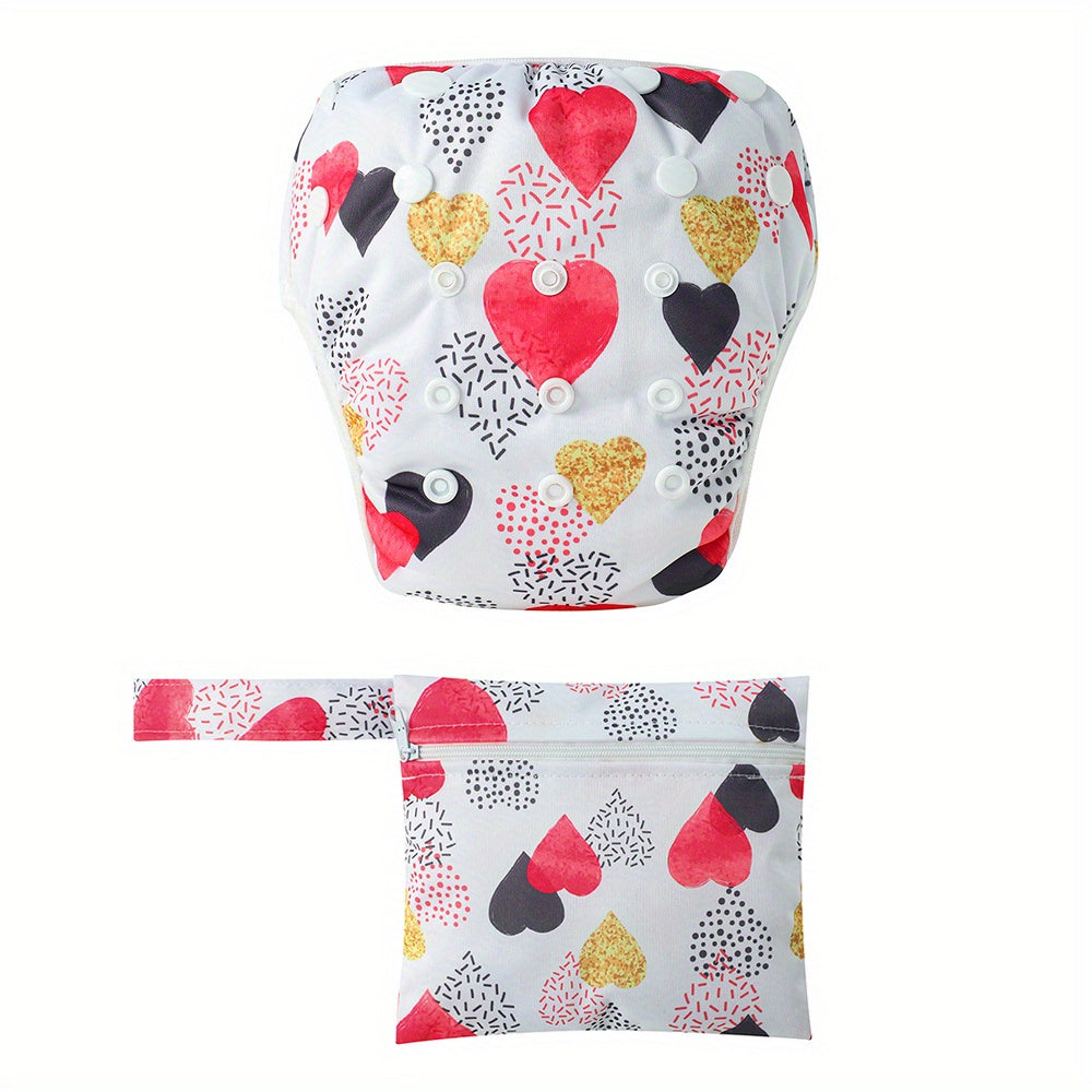 Stylish Swim Set with Trunks, Suit & Bag
