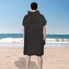 Quick Drying Microfiber Hooded Robe Bath Towel for Surfing Swimming Beach