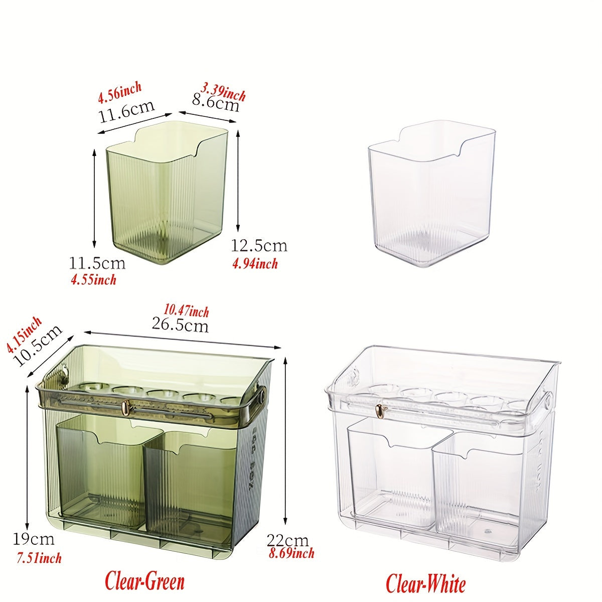 Egg Holder Container for Refrigerator Large Egg Organizer Bin