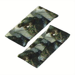 Turtle Sports Headband Sweat Wicking Breathable Polyester Nature Print