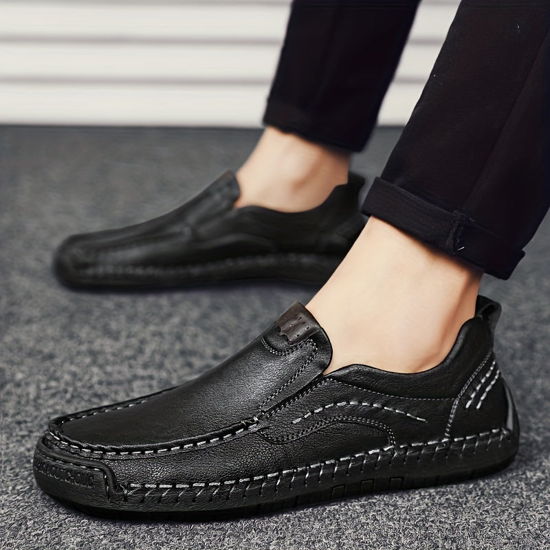 Men's Comfy Non-slip Moc Toe Loafers