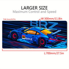 JDM Car BRZ Gaming Mousepad Non Slip Rubber Base