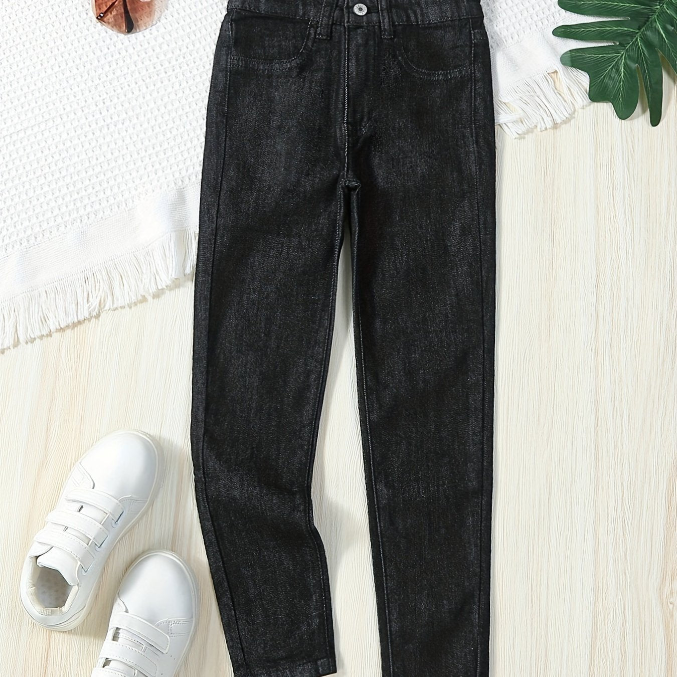 Girls Skinny Jeans Casual Stretch Denim Trousers For Street Outfit