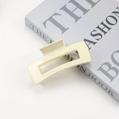 Small Rectangle Hair Clip High Ponytail Fixed Artifact Top Clip