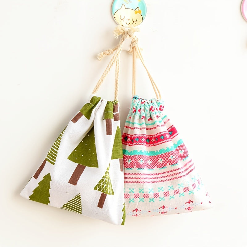 Pocket Drawstring Fabric Storage Bag Portable Dustproof Bag