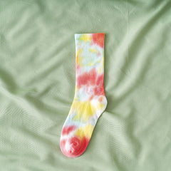 Colorful Tie Dye Streetwear Tube Socks