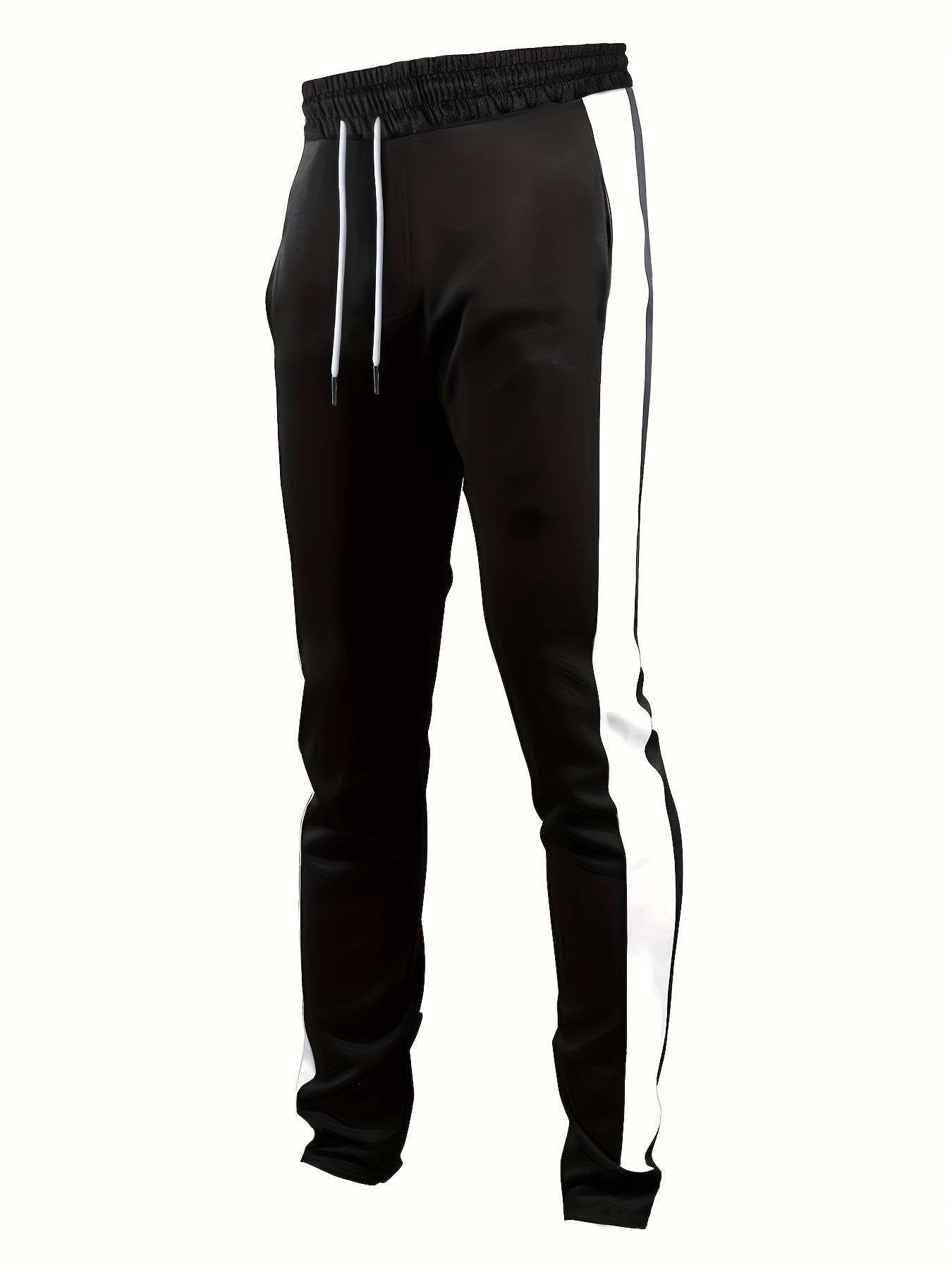 Patchwork Vertical Block Men's Drawstring Sweatpants
