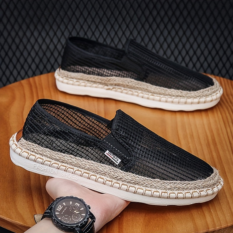 Men's Mesh Slip On Casual Shoes Breathable Comfy Loafers