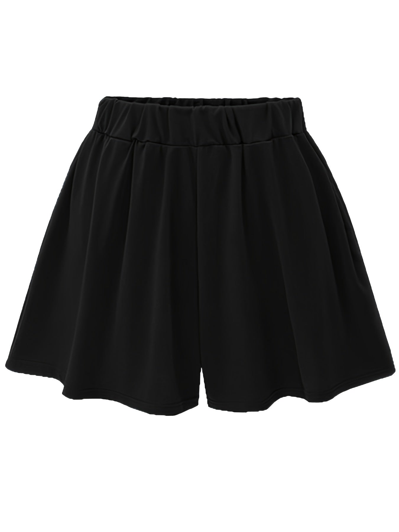 Women's Plus High Rise High Stretch Basic Shorts