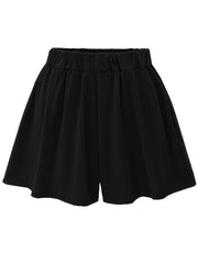 Women's Plus High Rise High Stretch Basic Shorts