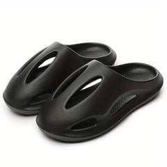 Men's Anti-skid Slides Hollow Out Platform Slippers