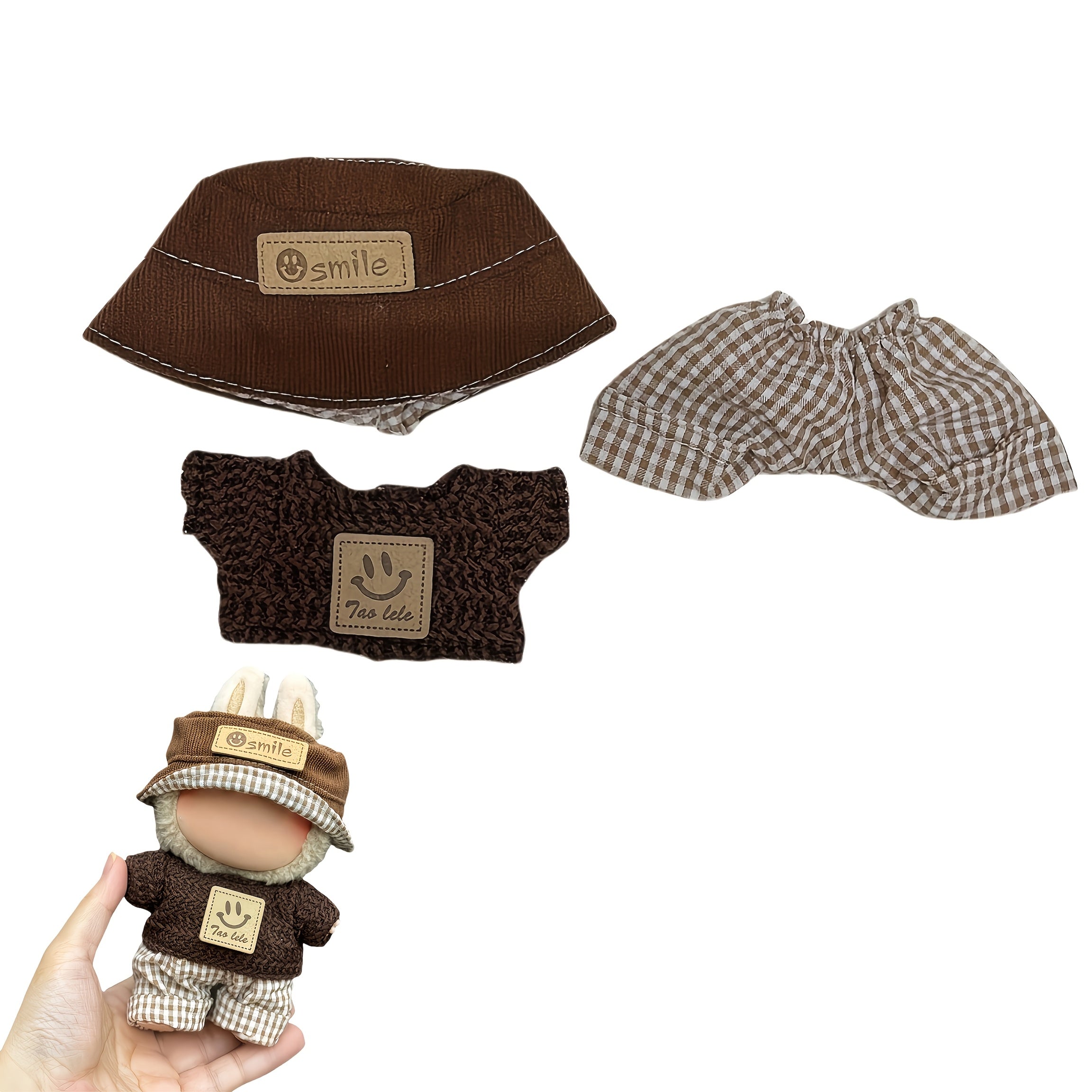 Labubu DIY Doll Clothes Set for 6-9 Inch Dolls - Ramadan, Christmas, Birthdays