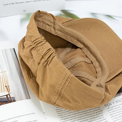 Men's British Retro Flat Solid Cap