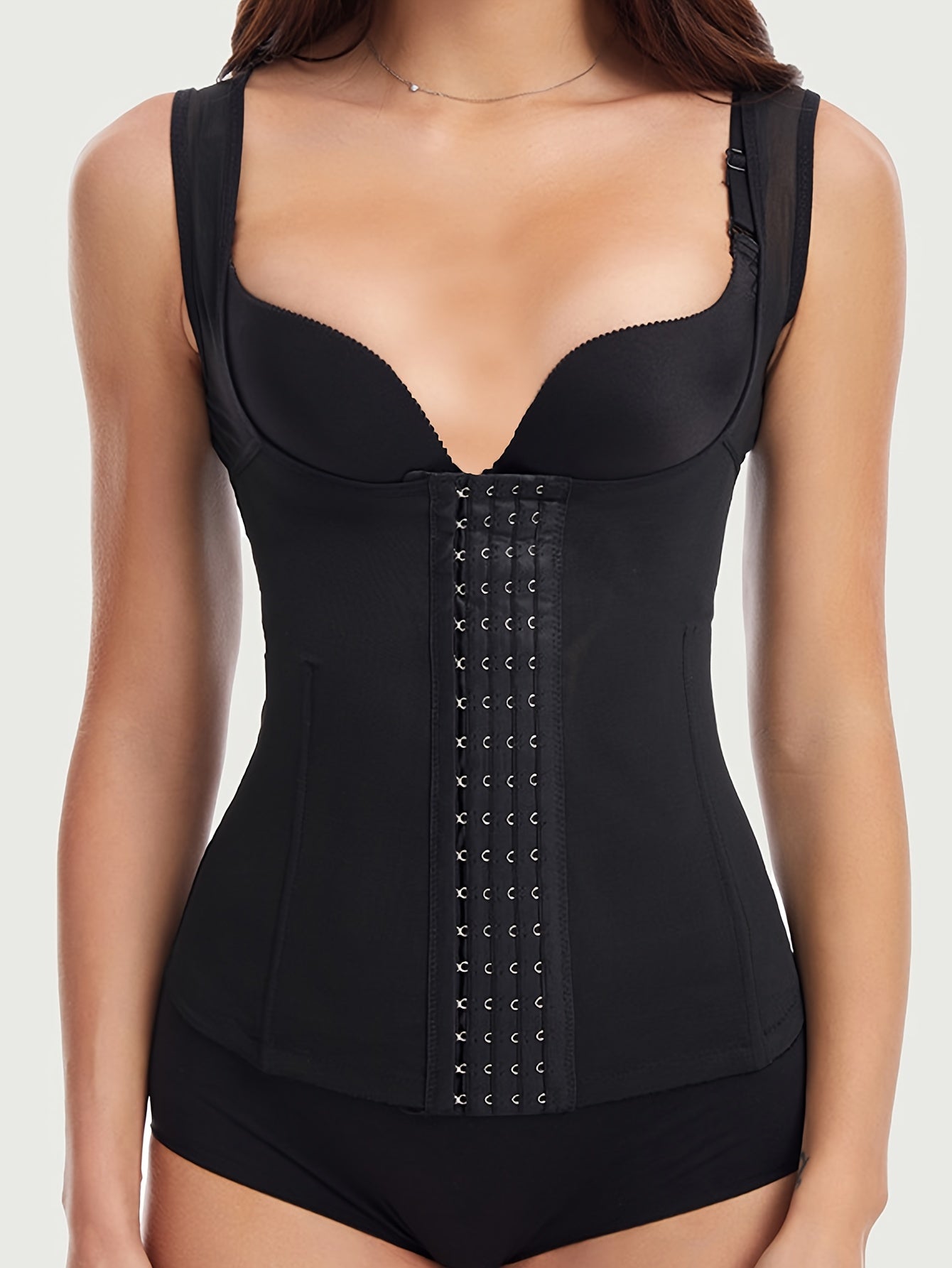 Front Buckle Tank Top Waist Trainer Tummy Control Slimmer