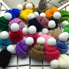 Hamster Woolen Hat With Rope - Random Color