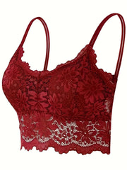 Lace Wireless Bra Double Straps Intimates Bra