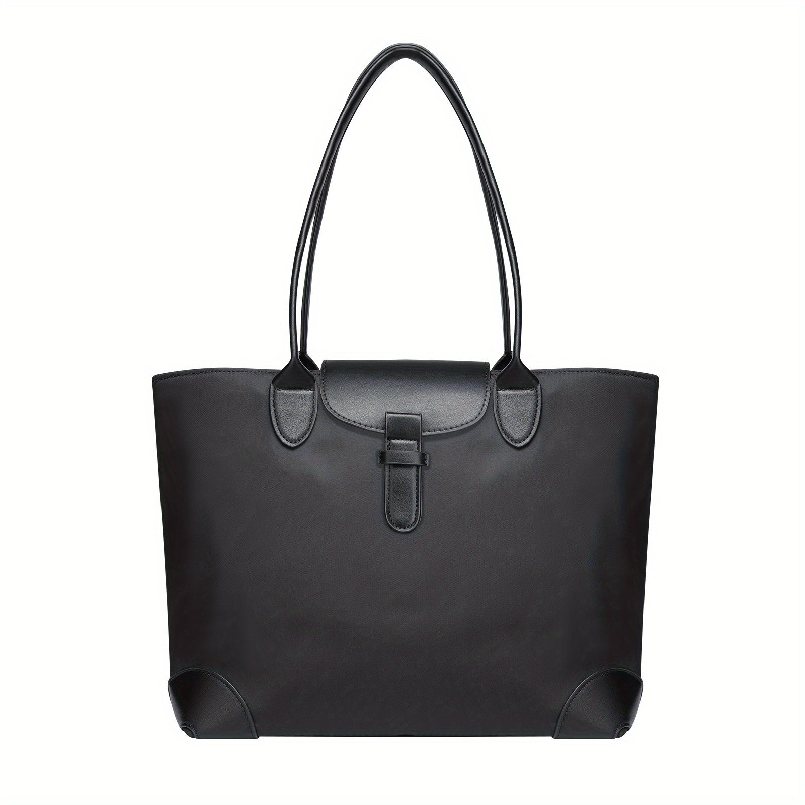 Large Capacity Tote Bag Solid Shoulder Bag Versatile Women's Commuter Bag