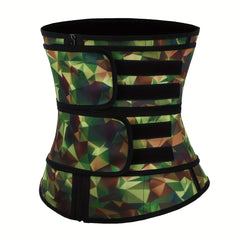 Geometric Pattern Tummy Wrap Tummy Control