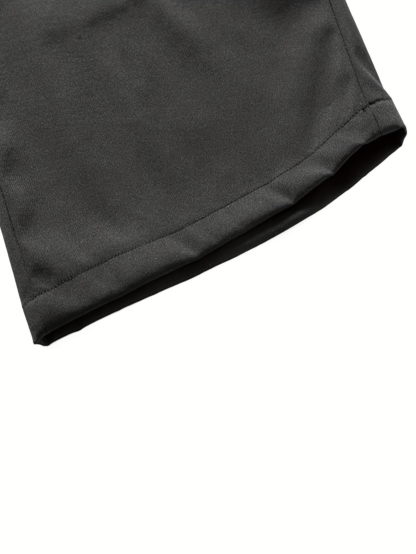 Men's Active Quick Drawstring Loose Long Shorts for Outdoor Summer