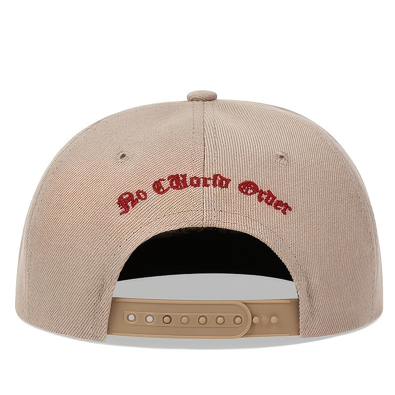 Rose Skull Khaki Hip Hop Hat