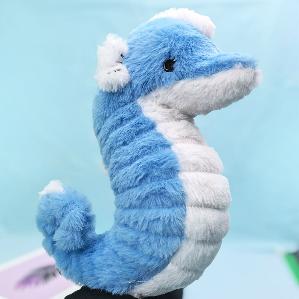 Marine Life Plush Toy Bundle - Jellyfish Seahorse Starfish Stuffed Animals