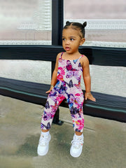Toddler Girls Camouflage Sports Romper Jumpsuit