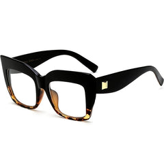 Square Light Blocking Glasses For Women Anti Eyestrain Eyeglasses