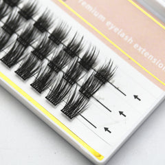 DIY Cluster Eyelash Large Capacity Natural Look False Eyelashes