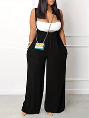 Sleeveless Wide Leg Jumpsuit for Spring & Summer
