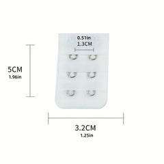 10pcs 2 Hooks Bra Extenders Comfortable Adjustable Bra Band Women's Lingerie