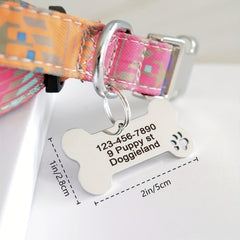 Engraved Dog Tag with Name and Phone - Custom Pet ID