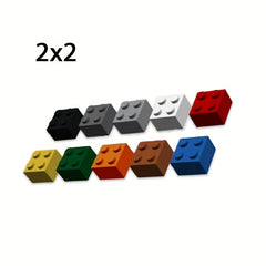 50pcs 2x2 High Base Brick Small Tile Set MOC Building Blocks Part 3003