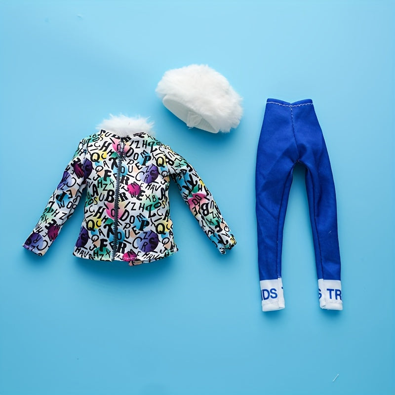 Snowboarder Clothes Set for Doll Winter Sports Theme