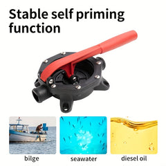 Diaphragm Type Manual Pump for Lifeboat Marine Waste Water Drainage