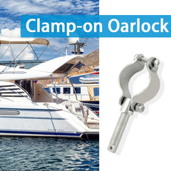 Stainless Steel 304 Paddle Holder Clamp On Oarlock