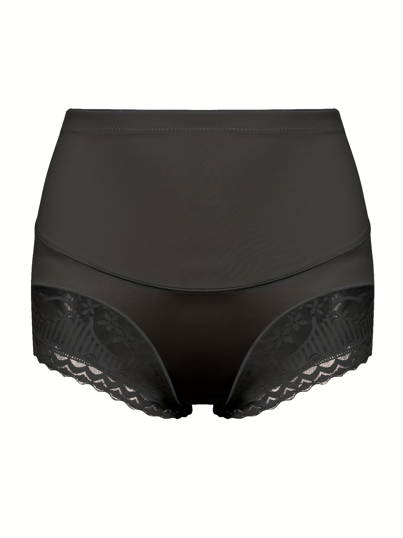 Lace Stitching Briefs Comfy Stretchy Panties Women's Lingerie