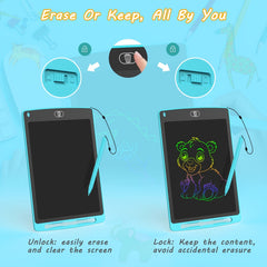 LCD Writing Board For Kids 8.5 Inch - Colorful Doodle Drawing Board