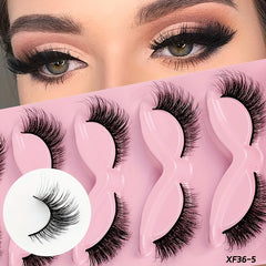 5 Pairs Diagonal Flying False Eyelashes