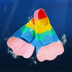 Colorful Silicone Swim Fins for Men Women Diving