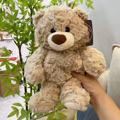 Teddy Bear Plush Toy Deep Brown Ivory Perfect Birthday Gift Boys Girls