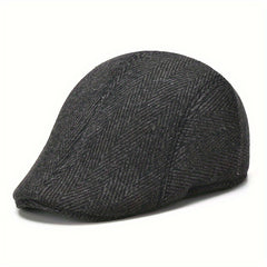 Men's Beret Painter Hat Plaid Casual Hats