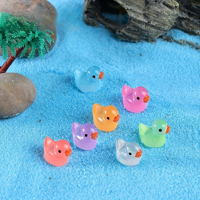 Duck Luminous Micro Landscape Series Sand Table Decor DIY Decoration