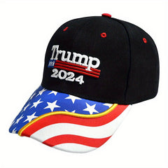 Flag Embroidery Baseball Cap Block Adjustable Dad Hat