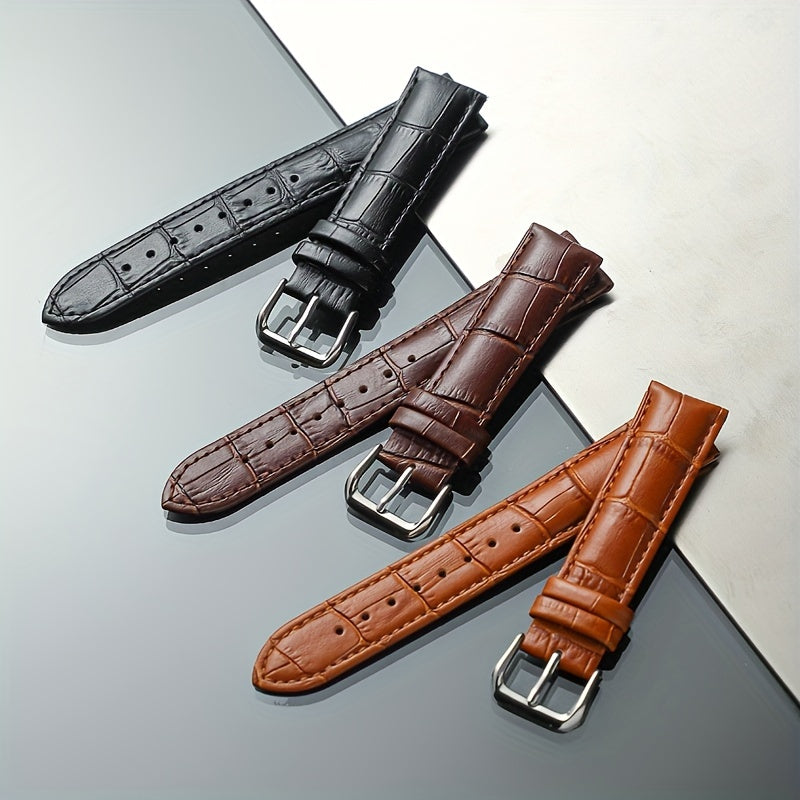 Vintage Leather Watch Band 20mm 22mm Brown