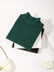 Women's Long Sleeve Solid Base Layer Top for Fall & Winter