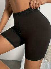 2 Pack Plus Size Seamless High Waisted Biker Shorts Set