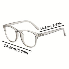 Cat Eye Glasses Classic Square Frame Clear Eyewear