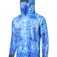Men's UPF 50 Sun Protection Shirt with Hood and Mask