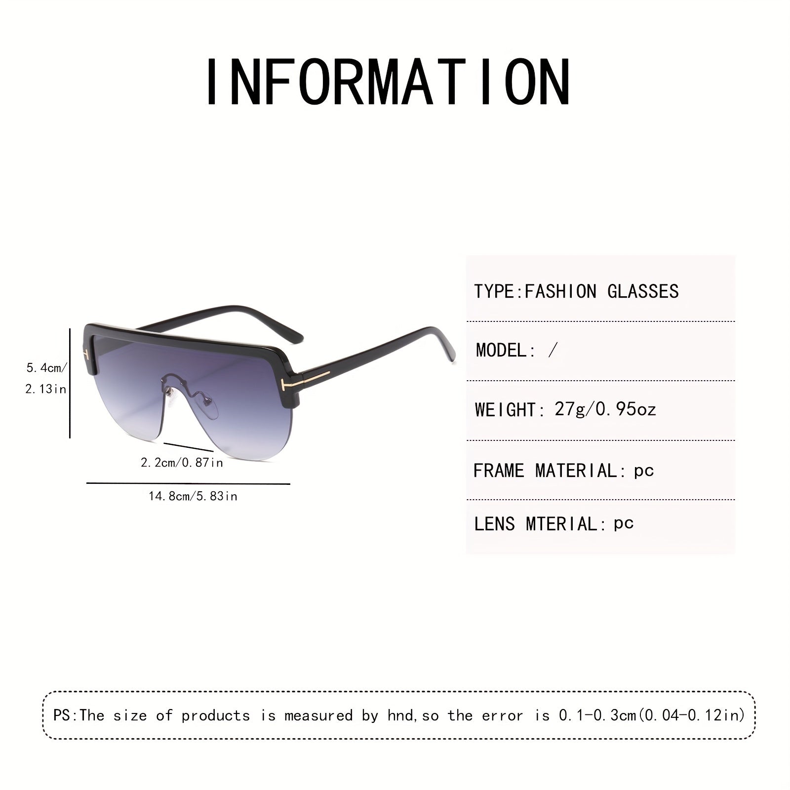 Men's UV Protection Sunglasses with Case and Cloth
